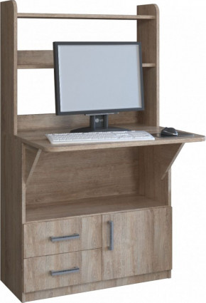 Компьютерный стол СП-1 (Дуб баррик) в Ушье - ushya.germes-mebel.ru | фото