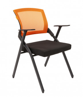 Кресло для посетителей CHAIRMAN NEXX (ткань стандарт черный/сетка DW-66) в Ушье - ushya.germes-mebel.ru | фото