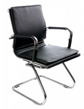 Кресло для посетителя Бюрократ CH-993-Low-V/Black на черный в Ушье - ushya.germes-mebel.ru | фото