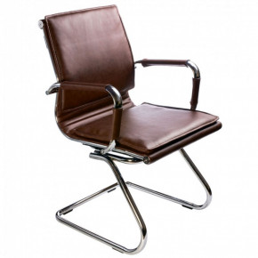 Кресло для посетителя Бюрократ CH-993-Low-V/Brown коричневый в Ушье - ushya.germes-mebel.ru | фото