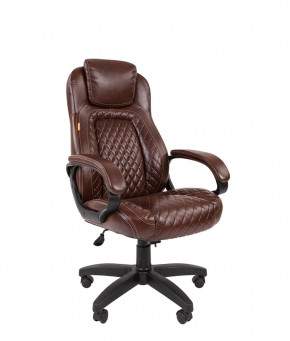 Кресло для руководителя  CHAIRMAN 432 (Экокожа коричневая) в Ушье - ushya.germes-mebel.ru | фото