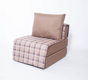 Кресло-кровать бескаркасное Харви (коричневый-квадро беж) в Ушье - ushya.germes-mebel.ru | фото