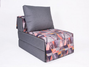 Кресло-кровать бескаркасное Харви (серый-сноу манго) в Ушье - ushya.germes-mebel.ru | фото