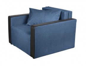 Кресло-кровать Милена с подлокотниками (синий) Велюр в Ушье - ushya.germes-mebel.ru | фото