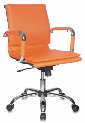 Кресло руководителя Бюрократ CH-993-LOW/ORANGE оранжевый в Ушье - ushya.germes-mebel.ru | фото