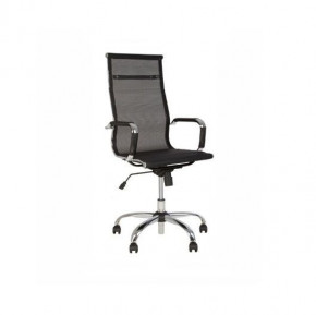 Кресло SLIM HB NET TILT CHR68 PX-01, черный, цена за 2 шт. в Ушье - ushya.germes-mebel.ru | фото