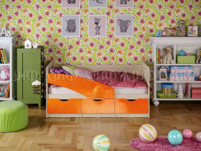 Кровать Бабочки (Оранжевый металлик) 1800 в Ушье - ushya.germes-mebel.ru | фото