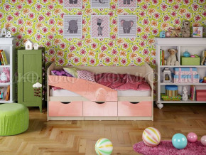 Кровать Бабочки (Розовый металлик) 1600 в Ушье - ushya.germes-mebel.ru | фото