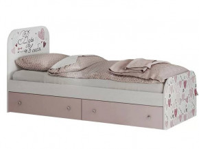 Кровать детская Малибу КР-10 + Настил ЛДСП 0.8 белый в Ушье - ushya.germes-mebel.ru | фото