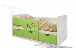 Кровать детская Минима Лего 1.86 (крем/дуб атланта) в Ушье - ushya.germes-mebel.ru | фото