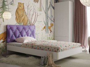 Кровать Милана (900) Каретная стяжка, на щитах в Ушье - ushya.germes-mebel.ru | фото