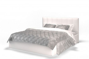 Кровать Элен 1400 + основание (Vega white) белый в Ушье - ushya.germes-mebel.ru | фото