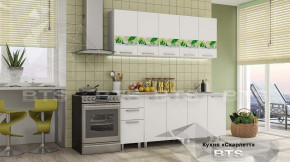 Кухонный гарнитур Скарлетт 2.0 (БТС) белый в Ушье - ushya.germes-mebel.ru | фото