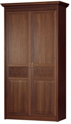 Шкаф 2-х дверный с полками ДСП №181 "Лючия" Дуб оксфорд в Ушье - ushya.germes-mebel.ru | фото