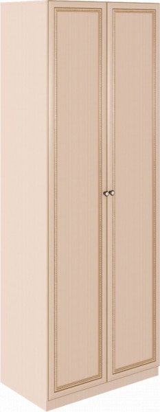 Шкаф 2 двери М02 Беатрис (дуб млечный) в Ушье - ushya.germes-mebel.ru | фото